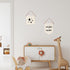 Set 2 KIBAGA Beautiful Nursery Wall Decor Signs - of Cute Designs That Are Perfect for Your Toddlers or Kids Playroom