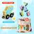 11 Magnetic Wooden Animals Train Set - Montessori Toys for Toddlers - Birthday Gifts for Boys & Girls