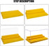 Minifigure Display Case for Action Figures, Dustproof Acrylic Storage Box with 3 Movable Steps for Collection Models