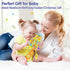 HOLA Montessori Toys for 1 Year Old Boy - Rattle Teething Toys for 0-12 Months, Silicone Pull String Sensory Toys