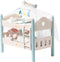 ROBOTIME Baby Doll Bunk Beds, Wooden Doll Cribs for 18 inch Dolls
