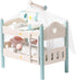 ROBOTIME Baby Doll Bunk Beds, Wooden Doll Cribs for 18 inch Dolls