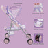 Dolls To Play Baby Doll Stroller for Girls, Toddler Play Toy Doll Buggy Carriage Foldable with Canopy Storage Basket