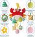 0-6 0-3-6-12 Lynncare Car Seat Toy for Babies Months, Stroller Toy with a Convenient Clip, Carseat Toys Hanging Baby