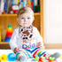 4 Pcs Western Cowboy Baby Bandana Bibs - Newborn Infant Feeding Drool Bibs for Teething and Burp Cloths