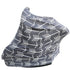 Nursing Cover for Babies, Versatile Baby Car Seat Cover for Newborn, Grey with White Arrow