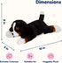 Mommy 4 Tummy 3 5" 10" 8" PixieCrush Dog Stuffed Animals - Bernese with Puppies in Her - Huggable and Fluffy Dog