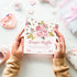Set 25 Marspark of Pink Floral Baby Shower Invitations, Diaper Raffle Tickets and Baby Shower Invitation Cards