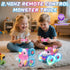360 4WD 2.4GHz 3 4 5 6 7 8 Lehoo Castle Remote Control Car for Girls Rotating, Unicorn Monster Truck with Light