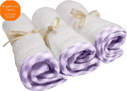 (6-Pack) 2X Channing & Yates Premium Boutique Baby Washcloths - Organic Viscose Made from Bamboo Wash Cloths Thick