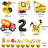 BEOXAGAR 2 2nd Construction Birthday Party Supplies for Year Old Boy, Birthday Decorations For Boys, include- Backdrop