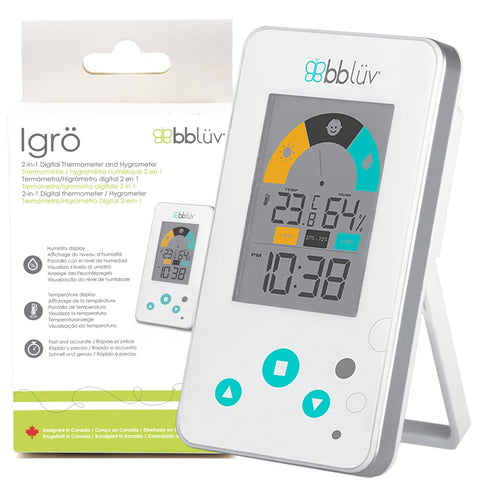 bbluev - Igroe Digital Thermometer/Hygrometer