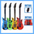9Pcs Inflatable Guitars and Microphones, Party Props for 80s 90s Themed Events, Rock Star Toy Set
