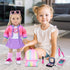 18 Inch Set Playsets Backpack American Doll Clothes and Makeup Accessories - Dolls Makeup and Outfit Bundle