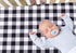 FIGEPO 4 Pack Set Buffalo Check Plaid Neutral Unisex Fitted Baby Crib Sheets for Baby Boys or Girls (Red)