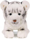 Ice King Bear Baby Tiger Plush Toy, 10 Inches, Cute Stuffed Animal (White)