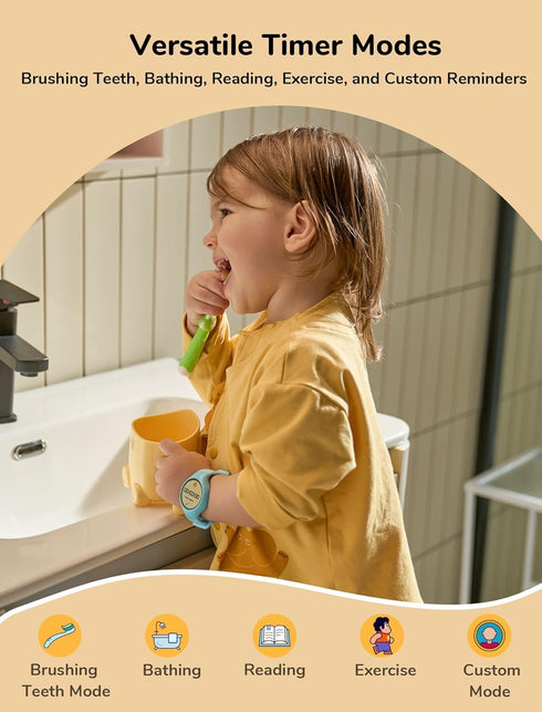 Countdown/Music/Alarm Potty Training Watch, Upgrade Rechargeable Potty Reminder Device for Boys & Girls, Digital
