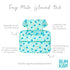 6-24 Bumkins Baby Bib and High Chair Cover Combination, for Mos, Girl or Boy Toddler, Long Sleeved for Babies, Baby Led
