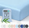 Tafts Crib Sheets, 100% Viscose Bamboo Fitted, 8 Inch Deep Pocket, Standard Crib & Toddler Mattress, Cooling, Soft, 360