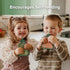 Yummy 4oz, 2 Pack,6m+(Pea haakaa Pouch Reusable Baby Food Pouch, Reusable Pouches for Toddlers Kids Squeezable Pouch