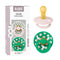 BIBS Polka Dots Pacifier 2-Pack, BPA Free Pacifiers with a Round Latex