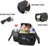 PandaEar Universal Stroller Organizer with Insulated Cup Holders, Parent Console Caddy with Detachable Shoulder Strap