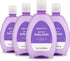 Amazon Basics Hypoallergenic Tear-Free Night-Time Baby Calming Bath, 13.6 Fl Oz (Pack of 4) (Previously Solimo)