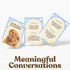 catchyourdreams Pawsitive Talk - 50 Mindfulness Conversation Starter Cards for Kids & Parents on Emotions