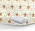 Highland Cows Boho Floral Baby Nursing Pillow Covers for Boy Girl Yak Cattle Retro Flowers Leaves Nursery Pillowcase
