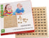 Wooden Hundred Board Montessori Math Counting Toys - 1-100 Numbers Educational Game for Toddler Kids