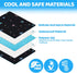 Orzbow Summer Gel Car Seat Cooling Pad - Toddler Cooling Mat for Car Seat and Strollers, Waterproof Liner