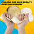 FFNIU 4Pack Dumpling Fidget Toy, Dumpling Stress Ball, Steamed Stuffed Bun, Squishies Stress Relief Decompression Toy