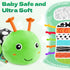 HEMRLY 0-6 Tummy 0-3-6-12 Baby Sensory Toy Months, Musical Stuffed Caterpillar Plush with Teether, Crinkle, Rattle