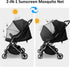 Cheermomo 2-in-1 3D Stroller Cover, Baby Mosquito Net for Stroller with Sun Shade, Stroller Accessories - UV Protection