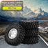 TOPINCN RC Rubber Wheel, 4pcs 1:10 RC Wheel Tires All Terrain Rubber Tires with Hubs for HSP/Redcat//Axial / SCX10 / D90 / CC01 1/10 Scale RC car, 35x96mm