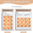 siphylline 52" 34" Orange Tie Dye Flowers Extra Large Resuable Changing Pad Covers Soft Absorbent Pee Pads for Bed