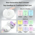 WHYLHJ Trimmer Electric Nail File & for Seniors & Babies Rechargeable Quiet LED Light Built-in Storage Multiple Speeds