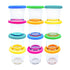 Elk and Friends 4oz Borosilicate Glass Baby Food Storage Jars with Silicone