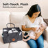 KeaBabies Portable Diaper Changing Pad and Baby Diaper Caddy Organizer - Waterproof Foldable Baby Changing Mat, Travel