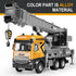 BLUEYAK 3 4 5 6 7 Set 29IN Kids Toys for Years Old Boys, Die-cast Construction Toys w/Lights & Sounds, Crane Arm Alloy