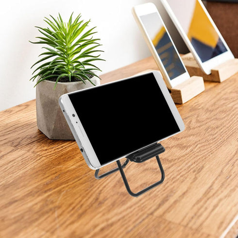STOBOK 12pcs Mini Folding Chair Models for Doll House, Cell Phone Stand Holder