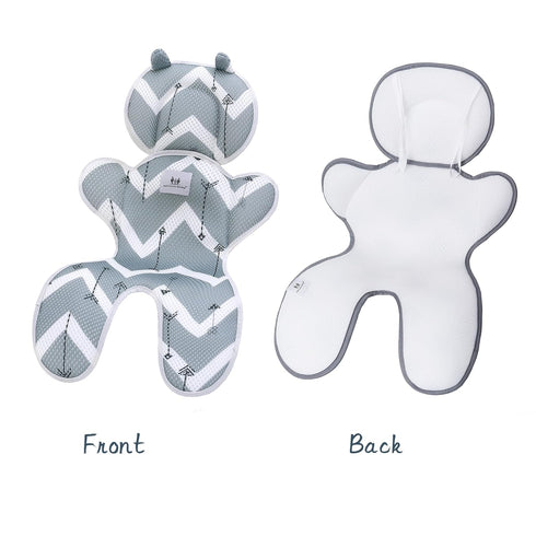 Baby Stroller Seat Liner Pad for Children Summer 3D Mesh Breathable Stroller Infant Insert Cover Stroller Cushion Pad for Baby Stroller Seat Liners (Wave Arrow)