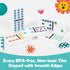 Set, 12 Set 91 Set DAILYLIFE Mexican Train Dominoes Double Dominoes with Portable Case, Tiles Colored Dominos
