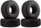 4PCS 95MM Rubber Tyres, 1.55 inch Terrain Wheel Tires for 1:10 RC Crawler Car, Compatible with Tamiya MST JIMNY Axial