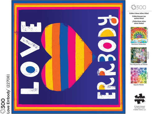 Buffalo Games - Tequitla Andrews - Love Errbody 300 Piece Jigsaw Puzzle for Adults