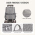 G4Free Backpack Diaper Bag for Moms Dads Travel Baby Bag with Pacifier Case & Insulated Pockets,Grey