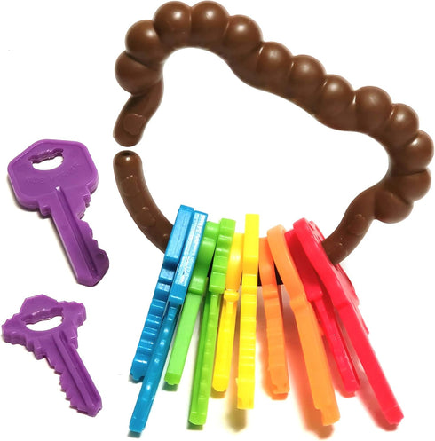 Baby Keys Montessori Toys for Toddlers - Toy Keys, Matching Toddler Games,