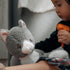 Weighted Stuffed Animals - 3.5lb Microwavable Unscented Plush for Menstrual Cramps and Stress