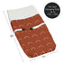 Sweet Jojo Designs Boho Arrow Boy Girl Baby Nursery Changing Pad Cover - Ivory Burnt Orange Rust Off White Farmhouse