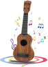 Kids Ukulele Musical Toy, 17 Inch 4 Steel Strings with Pick, Early Educational Learning Instrument Gift for Ages 3-6